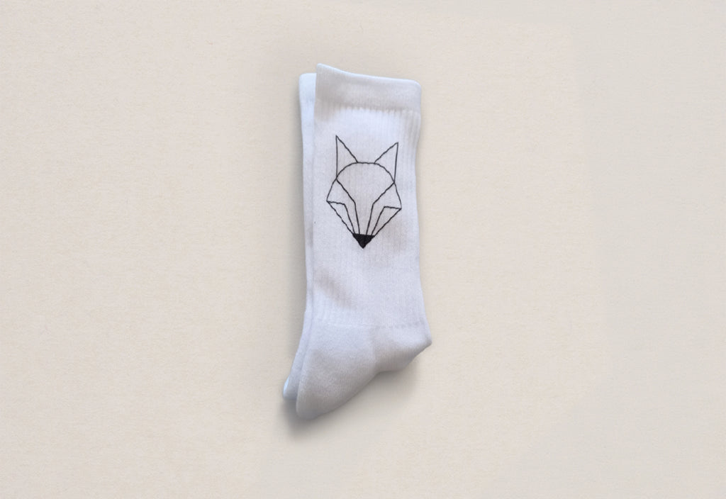 Chaussettes BOLTAN padel blanches Femme