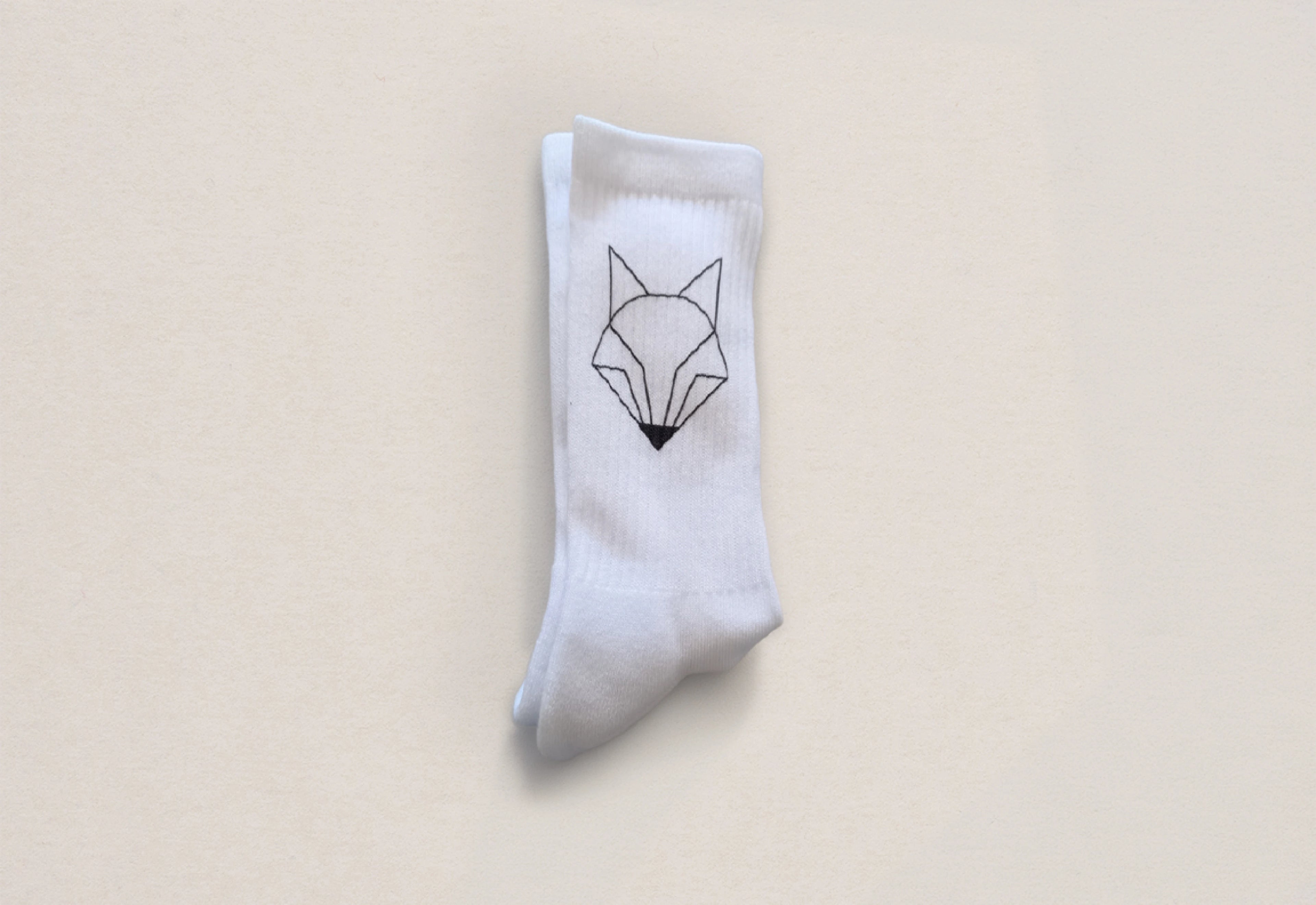 Chaussettes BOLTAN padel blanches Femme