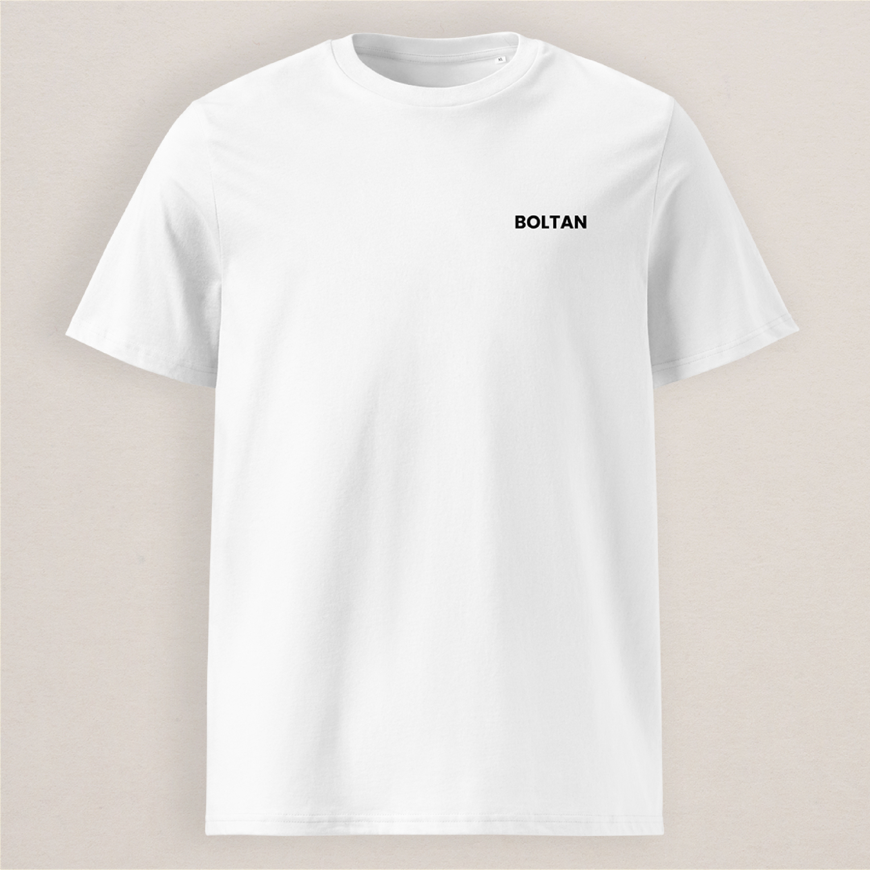 Tee-shirt BOLTAN Break padel blanc vue de face