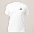 Tee-shirt BOLTAN padel brodé blanc vue de face