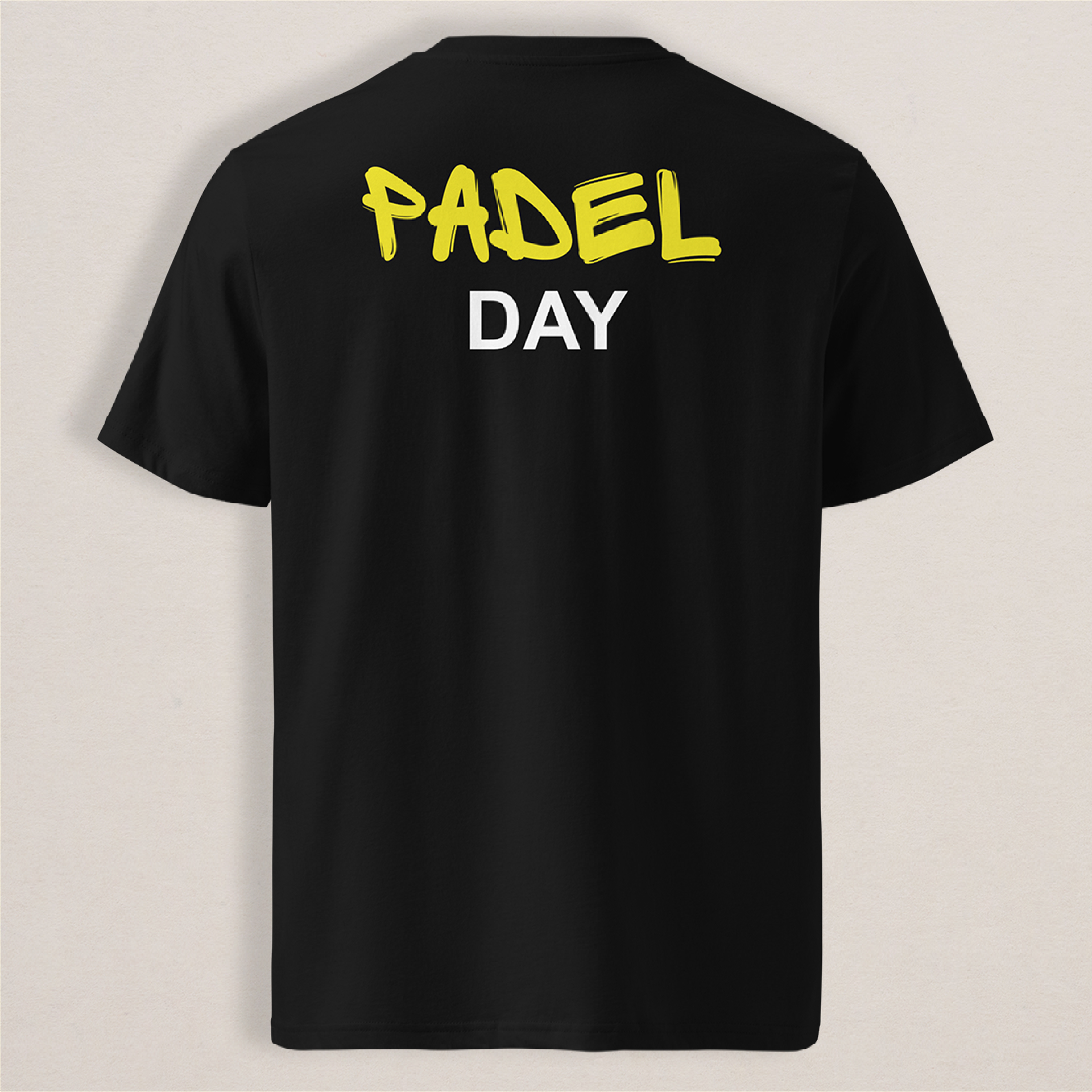 Tee-shirt BOLTAN Padel Day noir vue arrière